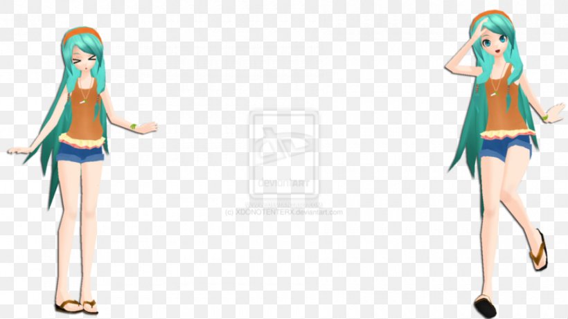 Hatsune Miku: Project DIVA MikuMikuDance Art Character, PNG, 900x506px, Watercolor, Cartoon, Flower, Frame, Heart Download Free