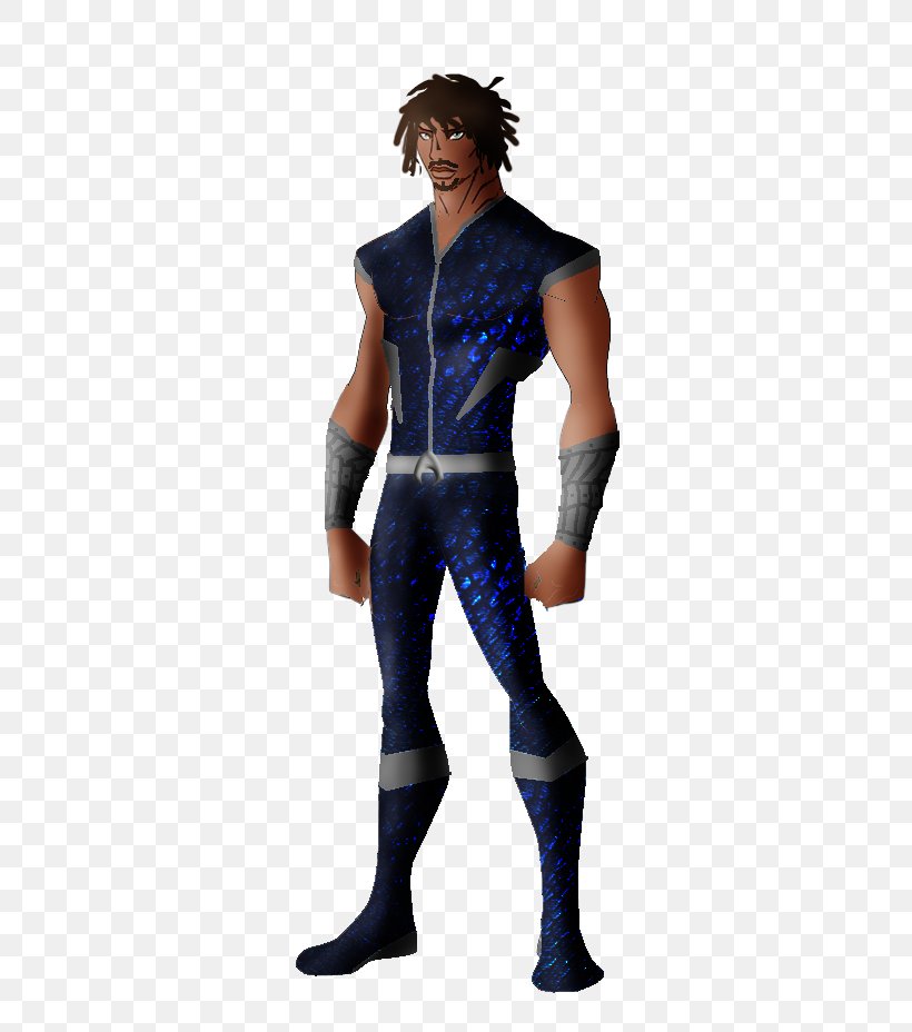 Shoulder Character Costume Fiction Electric Blue, PNG, 370x928px, Shoulder, Arm, Character, Costume, Costume Design Download Free