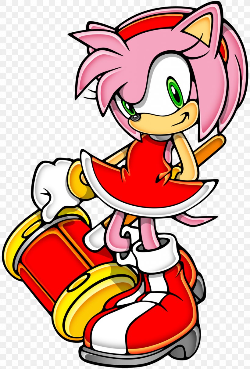 Amy Rose Sonic & Sega All-Stars Racing Sonic Advance Sonic CD Mario & Sonic At The Olympic Games, PNG, 944x1392px, Amy Rose, Area, Art, Artwork, Beak Download Free