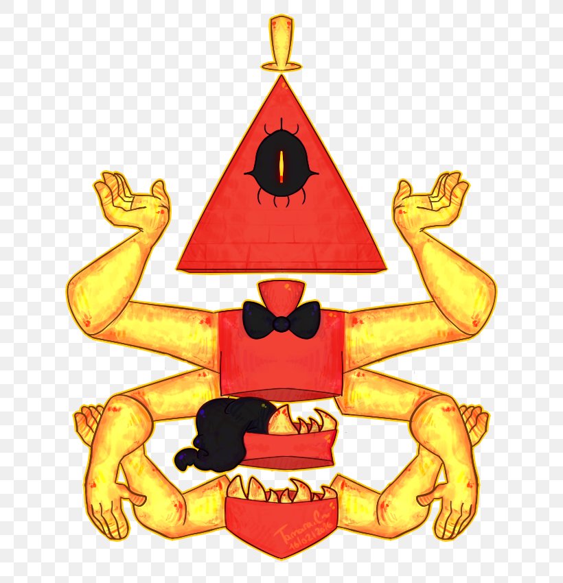 Bill Cipher Dipper Pines Weirdmageddon 3: Take Back The Falls Yellow, PNG, 700x850px, Bill Cipher, Adaptation, Art, Artist, Christmas Ornament Download Free