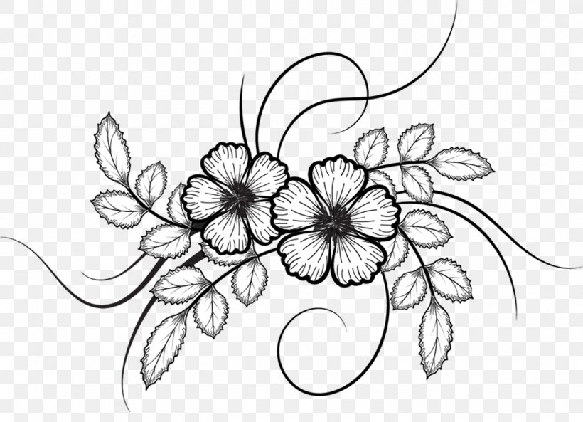Drawing Flower, PNG, 1105x800px, Drawing, Art, Artwork, Black, Black And White Download Free
