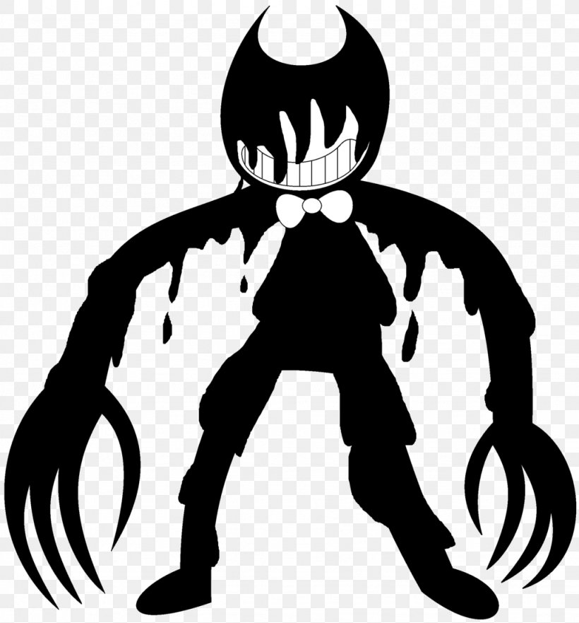 Bendy And The Ink Machine Drawing Clip Art, PNG, 1024x1101px, Bendy And The Ink Machine, Artwork, Black, Black And White, Creepypasta Download Free
