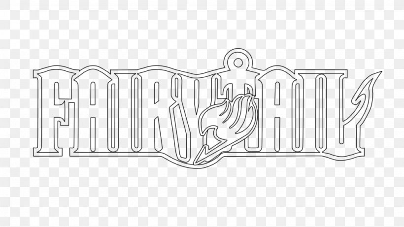 Brand Line Art Font, PNG, 1024x576px, Brand, Area, Black And White, Drawing, Fairy Tail Download Free