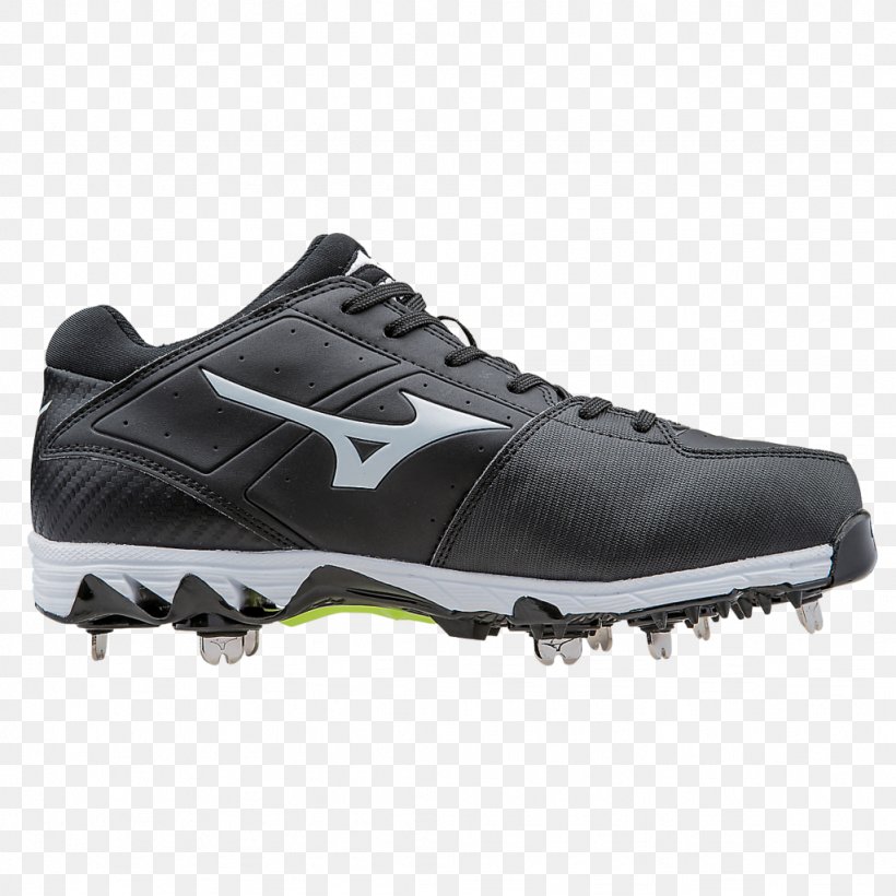 Cleat New Balance Sneakers Shoe Mizuno Corporation, PNG, 1024x1024px, Cleat, Athletic Shoe, Black, Cross Training Shoe, Fastpitch Softball Download Free