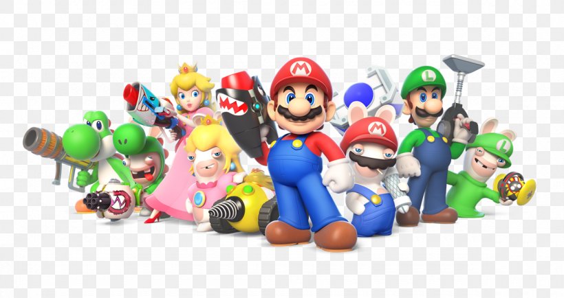 Mario + Rabbids Kingdom Battle Mario & Luigi: Superstar Saga Princess Peach, PNG, 1180x625px, Mariorabbids Kingdom Battle, Action Figure, Figurine, Game, Luigi Download Free