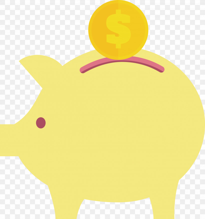 Tax Elements, PNG, 2797x3000px, Tax Elements, Piggy Bank, Snout, Yellow Download Free