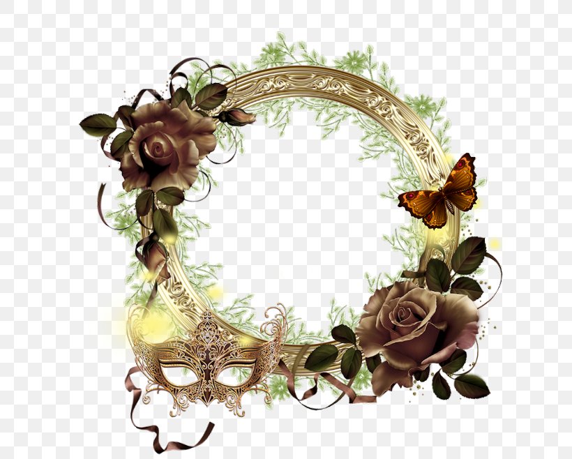 Flower Wreath Frame, PNG, 650x658px, 2018, 2019, Carnival, Cuadro, Floral Design Download Free