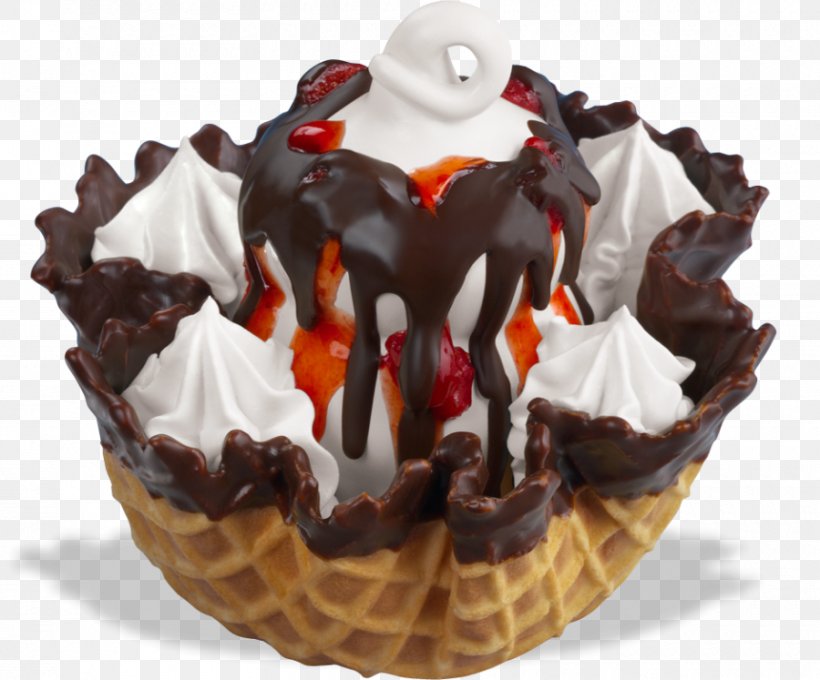 Ice Cream Cones Waffle Sundae Chocolate Brownie, PNG, 900x747px, Ice Cream, Banana Split, Belgian Waffle, Bowl, Chocolate Download Free