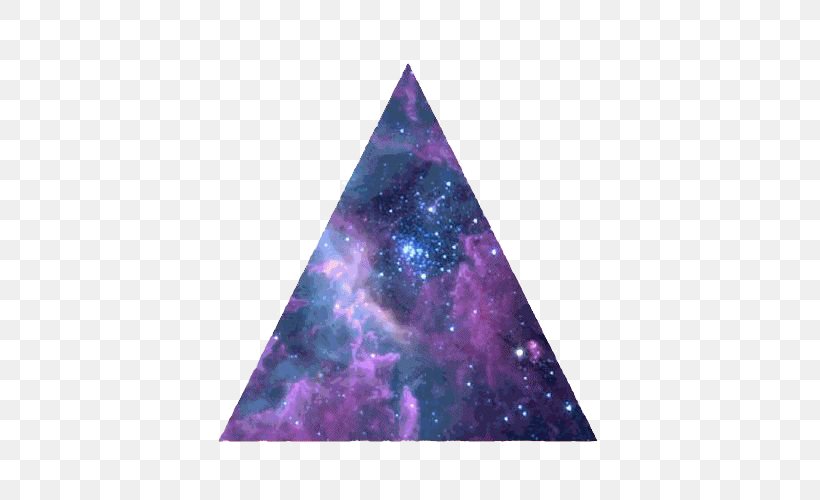 Penrose Triangle Tattoo Galaxy Universe, PNG, 500x500px, Penrose Triangle, Galaxy, Geometry, Milky Way, Purple Download Free