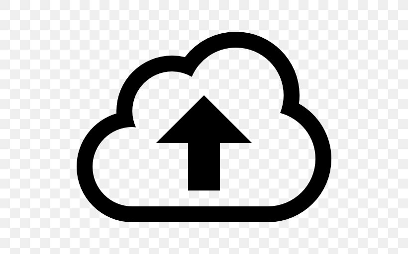 Download Cloud Computing Clip Art, PNG, 512x512px, Cloud Computing, Area, Black And White, Cloud Storage, Icon Design Download Free