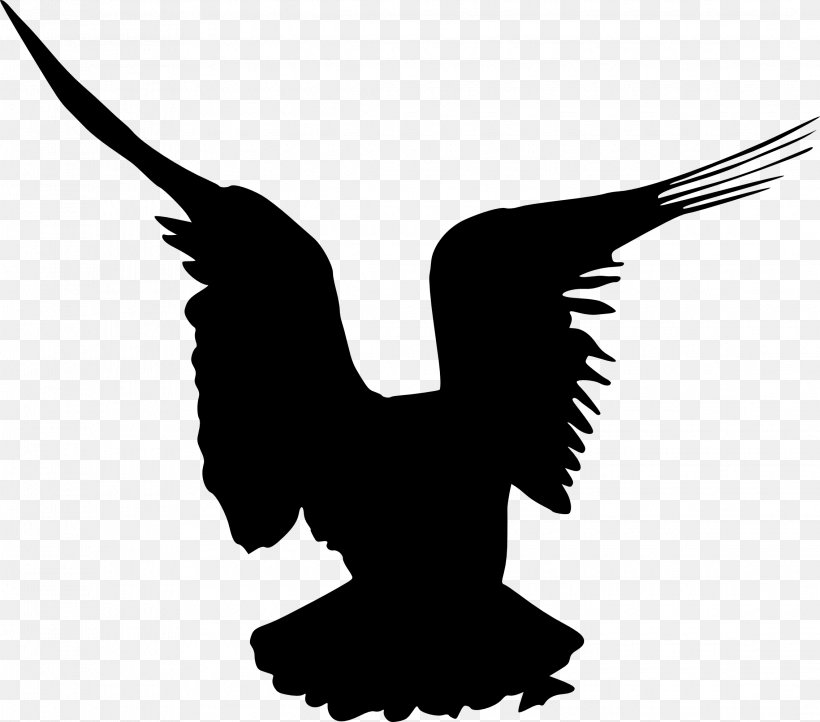 Bird Silhouette Clip Art, PNG, 2270x2000px, Bird, Beak, Bing, Bird Of Prey, Black And White Download Free