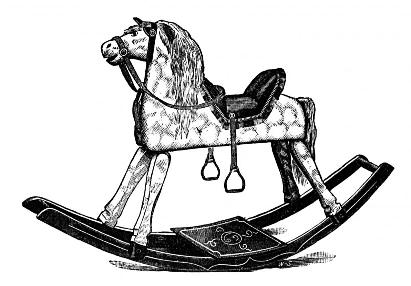 Rocking Horse Mane Pony Bridle, PNG, 1600x1116px, Horse, Art, Bit, Black, Black And White Download Free