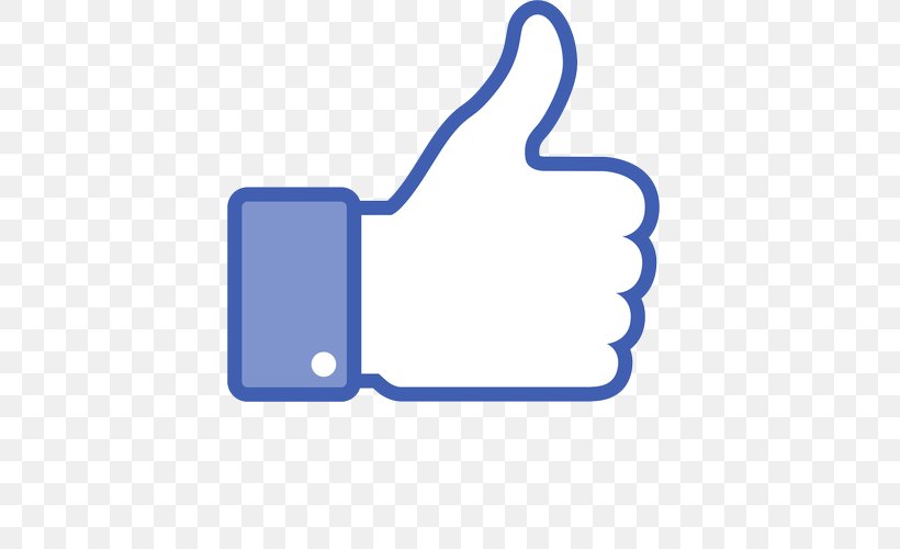 Facebook Like Button Social Media Facebook, Inc., PNG, 500x500px, Like Button, Area, Blog, Blue, Facebook Download Free
