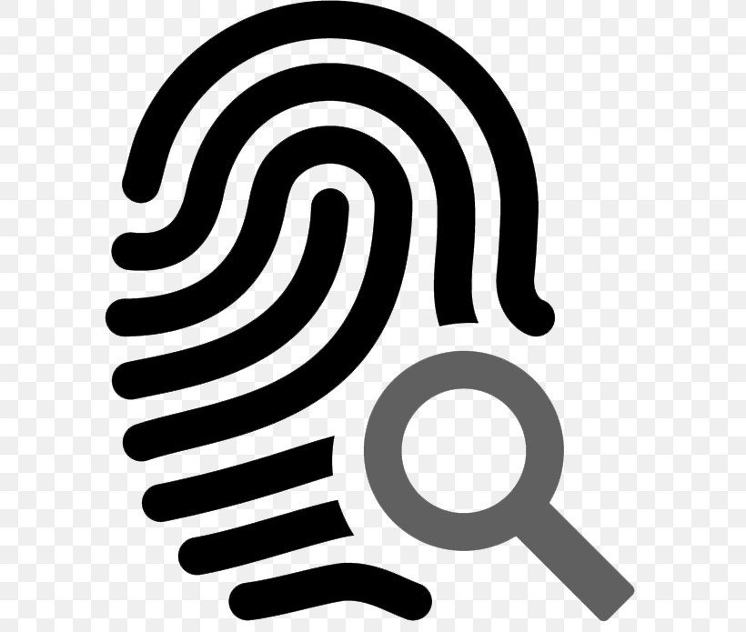 Fingerprint Scanner Biometrics Vector Graphics, PNG, 590x695px, Fingerprint, Access Control, Biometrics, Black And White, Brand Download Free