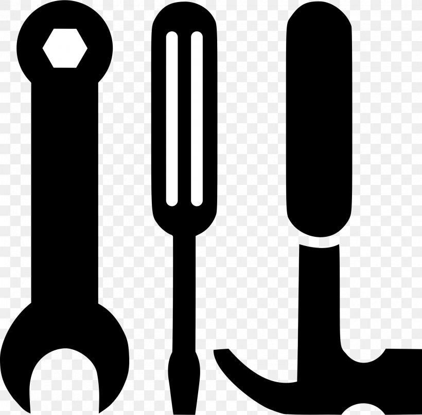 Hammer Screwdriver Spanners Hand Tool Clip Art, PNG, 2400x2366px, Hammer, Adjustable Spanner, Augers, Black And White, Carpenter Download Free