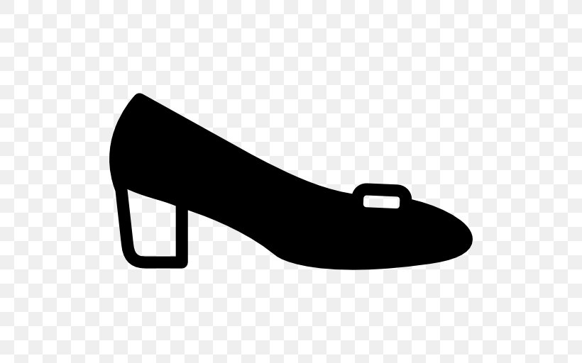 High-heeled Shoe Font, PNG, 512x512px, Shoe, Black, Black And White, Black M, Footwear Download Free
