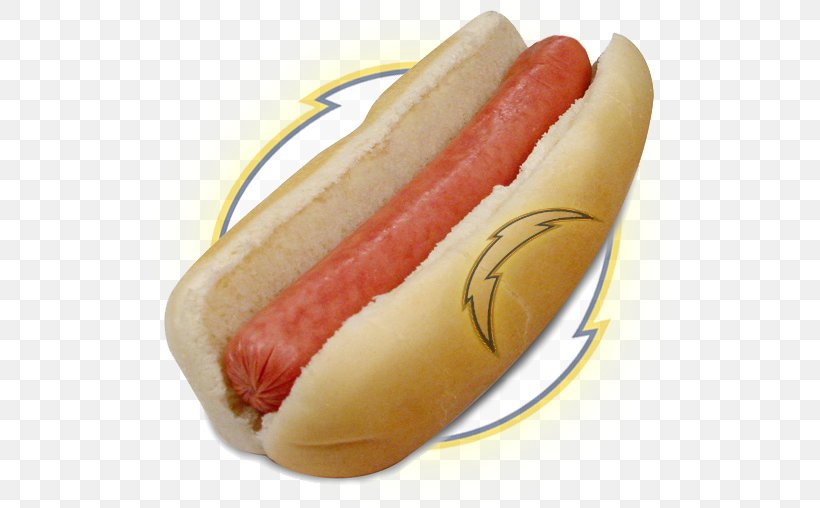 Hot Dog Bun Hamburger Bacon Food, PNG, 520x508px, Hot Dog, Bacon, Bockwurst, Bun, Cervelat Download Free