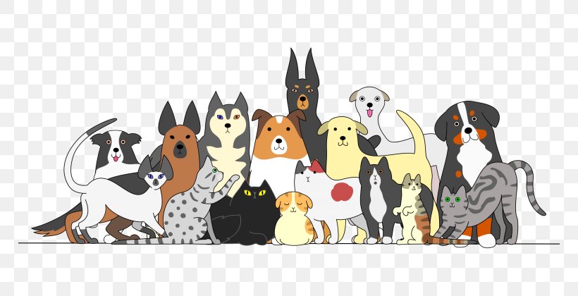 Dog–cat Relationship Dog–cat Relationship Pet Clip Art, PNG, 768x420px, Dog, Breed Group Dog, Canidae, Carnivoran, Cartoon Download Free