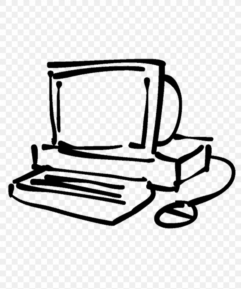 Drawing Personal Computer Desktop Computers, PNG, 2364x2835px, Drawing, Animaatio, Area, Black And White, Chair Download Free