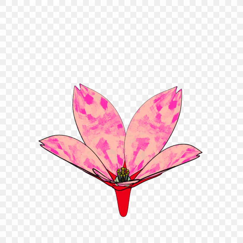 Flowering Plant Petal Leaf Pink M, PNG, 1000x1000px, Flowering Plant, Butterfly, Flower, Insect, Invertebrate Download Free