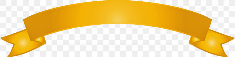 Arch Ribbon, PNG, 4471x1100px, Arch Ribbon, Yellow Download Free