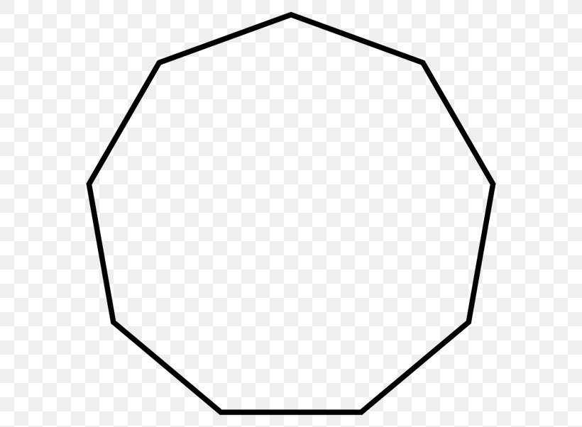 Hendecagon Nonagon Shape Dodecagon, PNG, 602x602px, Hendecagon, Area, Black, Black And White, Convex Set Download Free