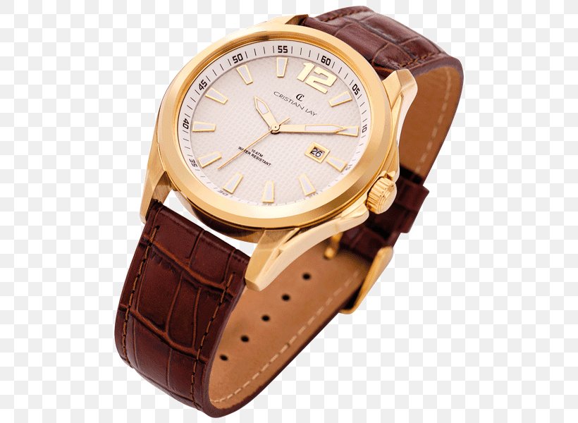 Watch Shoe Cristian Lay Tunisie Lacoste, PNG, 600x600px, Watch, Bracelet, Brand, Brown, Chronometer Watch Download Free