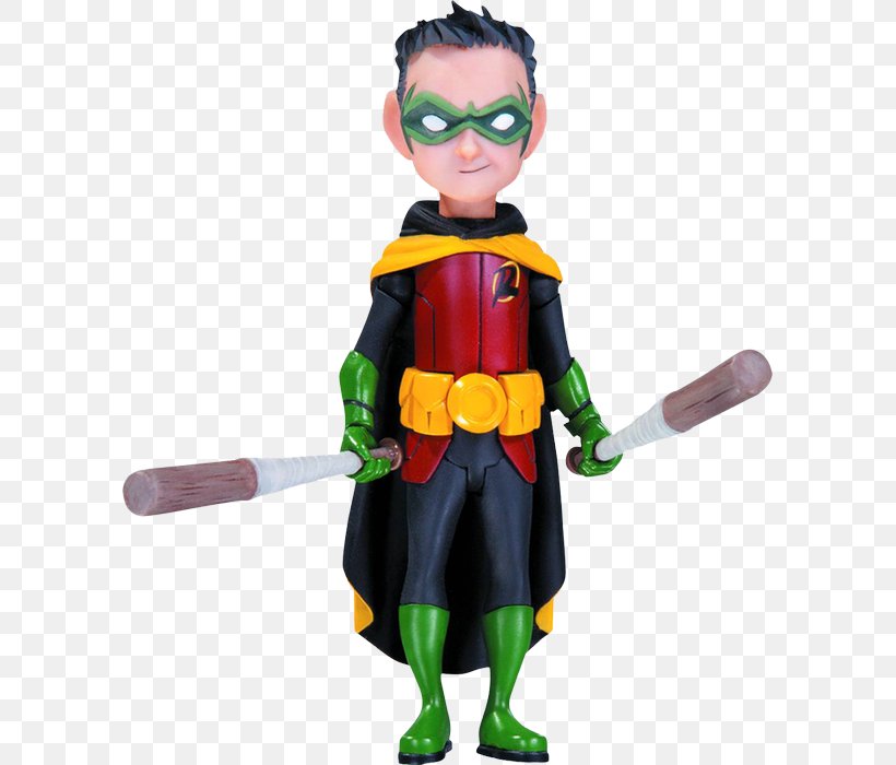 Robin Batman: Li'l Gotham Set Batman: The Animated Series Joker, PNG, 595x700px, Robin, Action Figure, Action Toy Figures, Batman, Batman Action Figures Download Free