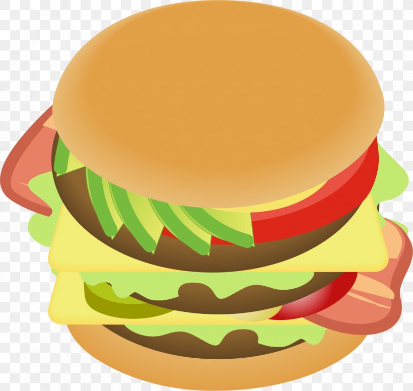 Hamburger Cheeseburger Fast Food Veggie Burger Bacon, PNG, 1350x1278px, Hamburger, Bacon, Bread, Cheeseburger, Fast Food Download Free