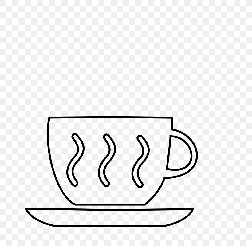 Line Art Coffee Cup Mug Clip Art, PNG, 800x800px, Line Art, Animation, Area, Black, Black And White Download Free