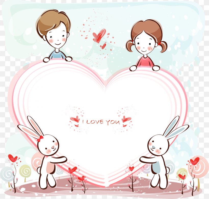 Love Letter Cartoon Illustration Image, PNG, 1272x1212px, Watercolor, Cartoon, Flower, Frame, Heart Download Free