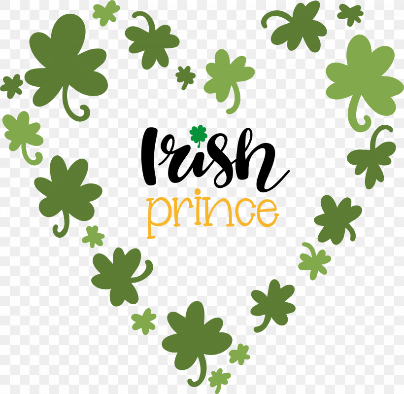 Saint Patrick Patricks Day Irish Prince, PNG, 3000x2925px, Saint Patrick, Flower, Green, Leaf, Line Download Free