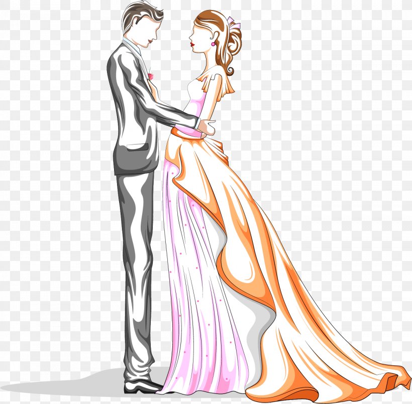 Wedding Invitation Bridegroom, PNG, 1394x1370px, Watercolor, Cartoon, Flower, Frame, Heart Download Free