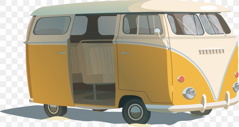 Bus Volkswagen Type 2 Travel Car, PNG, 3643x1942px, Bus, Architecture, Automotive Exterior, Car, Caravan Download Free