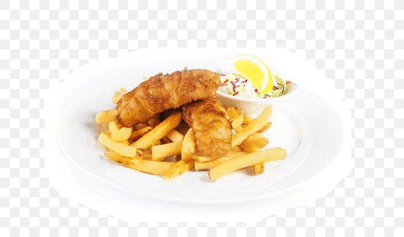 French Fries Fish And Chips Chicken And Chips Coleslaw Chicken Fingers, PNG, 640x480px, French Fries, American Food, Batter, Beer, Chicken And Chips Download Free