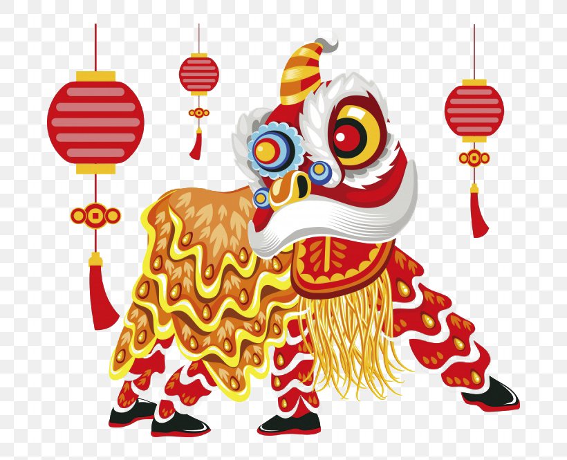 Lion Dance Chinese New Year Illustration, PNG, 760x665px, Lion, Art, Chinese Dragon, Chinese Marriage, Chinese New Year Download Free