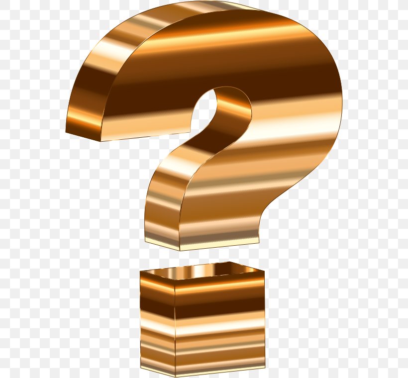 Question Mark Gold Punctuation Clip Art, PNG, 558x760px, Question Mark, Brass, Color, Copper, Gold Download Free