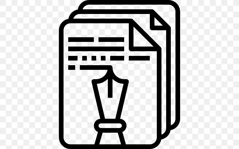 Essay, PNG, 512x512px, Essay, Area, Black And White, Cdr, Icon Design Download Free