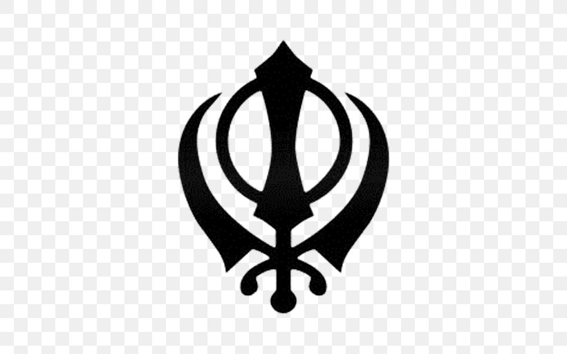 Khanda Sikhism Religion Symbol, PNG, 512x512px, Khanda, Black And White, Brand, Guru Gobind Singh, Ik Onkar Download Free