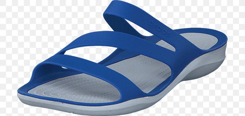 Slipper Sandal Flip-flops Shoe Crocs, PNG, 705x388px, Slipper, Aqua, Asics, Blue, Cobalt Blue Download Free