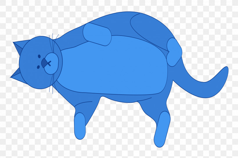 Cat Cobalt Blue / M Snout Whiskers Dog, PNG, 2500x1665px, Cartoon Cat, Cartoon, Cat, Cute Cat, Dog Download Free