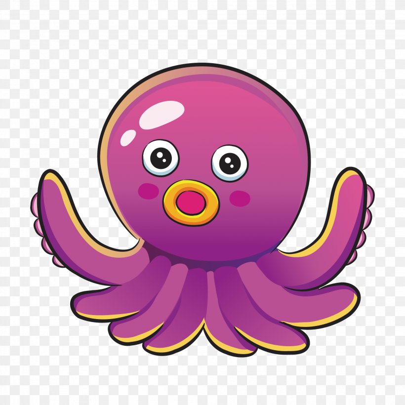 Clip Art Vector Graphics Image Drawing, PNG, 2107x2107px, Drawing, Cartoon, Cephalopod, Invertebrate, Magenta Download Free
