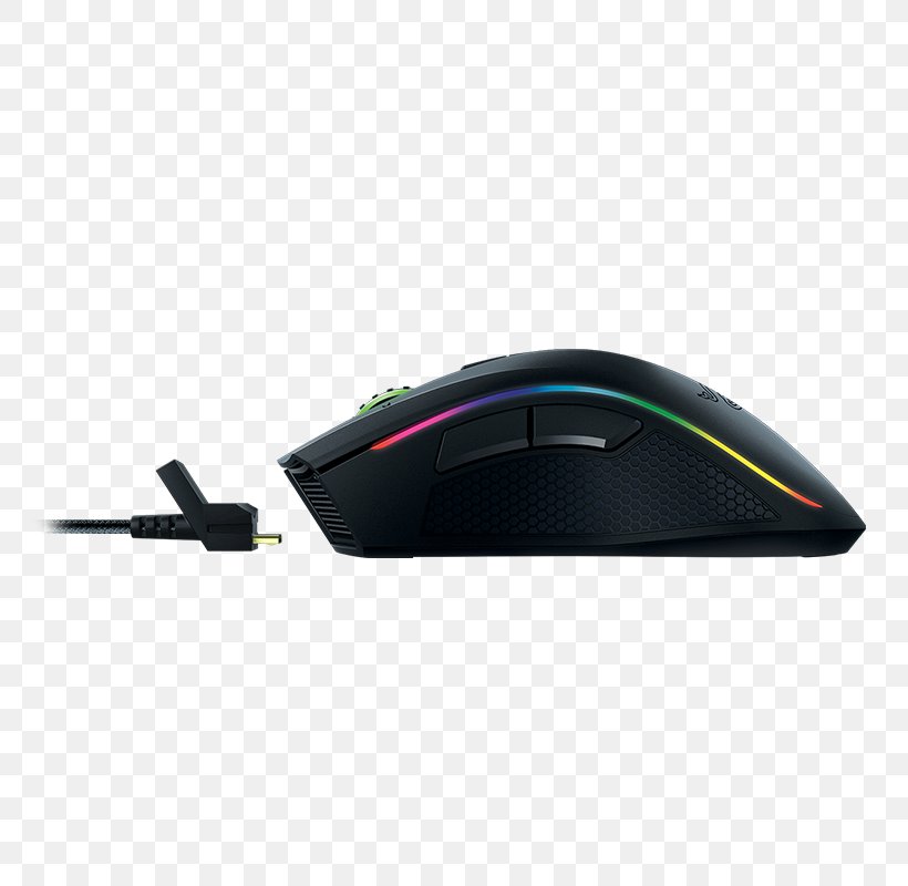Computer Mouse Razer Inc. Pelihiiri Razer Mamba Tournament Edition Gamer, PNG, 800x800px, Computer Mouse, Computer Component, Computer Hardware, Dots Per Inch, Electronic Device Download Free