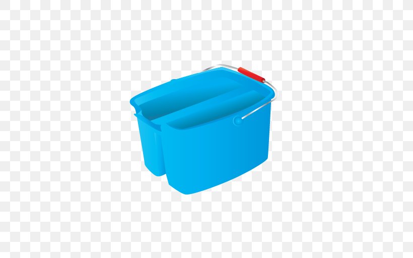 Plastic Janitor Bucket Commercial Cleaning Furniture, PNG, 512x512px, Plastic, Blue, Box, Broom, Bucket Download Free