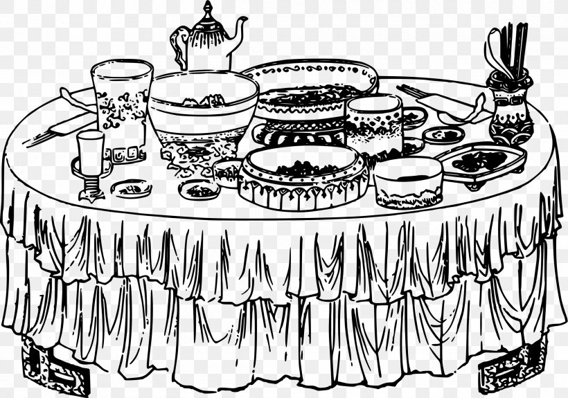 Table Buffet Drawing Clip Art, PNG, 2400x1683px, Table, Artwork, Black ...