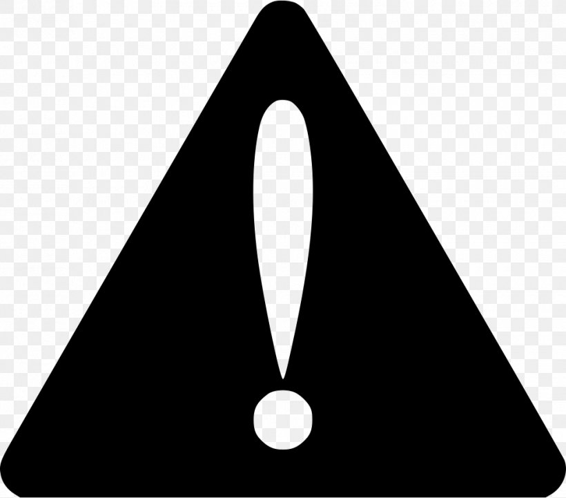 Warning Sign Vector Graphics Clip Art Symbol Signage, PNG, 980x862px, Warning Sign, Black, Black And White, Risk, Royaltyfree Download Free