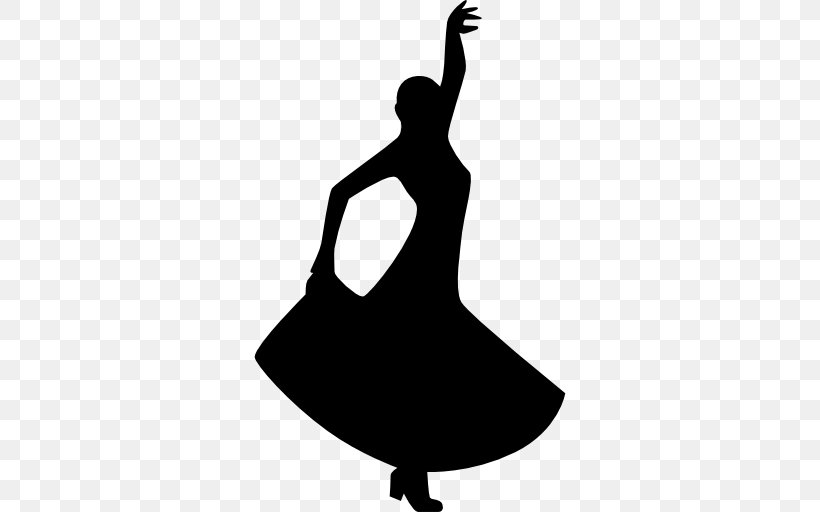 Flamenco Dance Silhouette, PNG, 512x512px, Watercolor, Cartoon, Flower, Frame, Heart Download Free