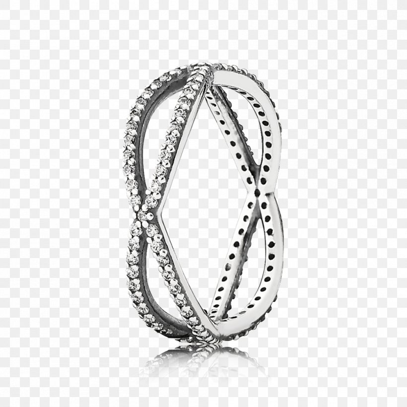 Pandora Crossing Paths Ring Pandora Crossing Paths Ring Bracelet Silver, PNG, 999x999px, Ring, Body Jewelry, Bracelet, Charm Bracelet, Diamond Download Free