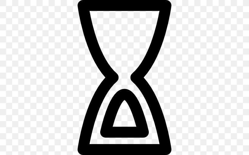Hourglass, PNG, 512x512px, Hourglass, Black And White, Brand, Clock, Interface Download Free