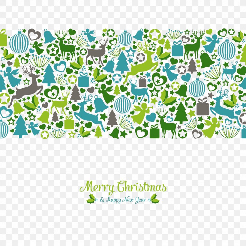 Paper Christmas Euclidean Vector, PNG, 1024x1024px, Paper, Aqua, Area, Blue, Border Download Free